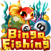 Bingo Fishing game icon mixing bingo balls and fish