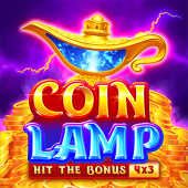 Coin Lamp game icon with a glowing magic lamp