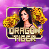 Dragon Tiger game icon with dragon and tiger emblems