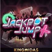 Jackpot Jump game icon with a leaping jackpot star
