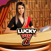 Lucky 7 game icon with a big red seven