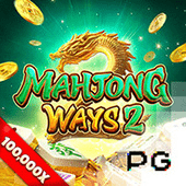 Mahjong Ways 2 game icon with golden mahjong tiles