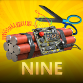 Nine game icon with the number nine emblem