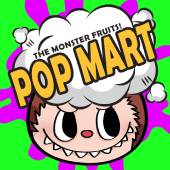 Popmart game icon with collectible toy figures