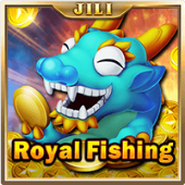 Royal Fishing game icon with a regal golden fish